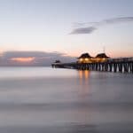Naples Fishing Pier, Southwest Coast of Florida in the Gulf of Mexico