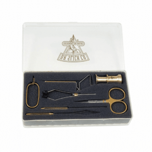 Dr Slick fly tying tools gift set with fly box combo