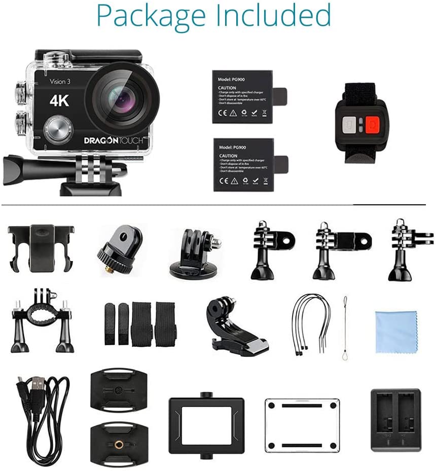 Dragon Touch 4K Action Camera