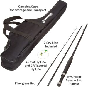 Fly Fishing Collapsible Fiberglass and Cork Rod