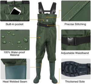 TideWe Bootfoot Chest Wader