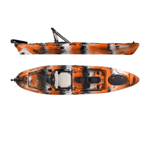 Orange and Red Kayak