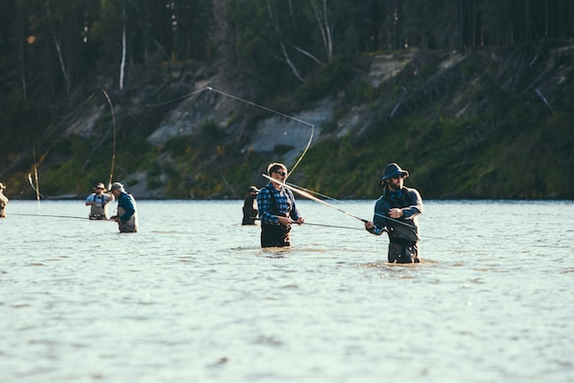 fly fishing is a great way to meet new people.